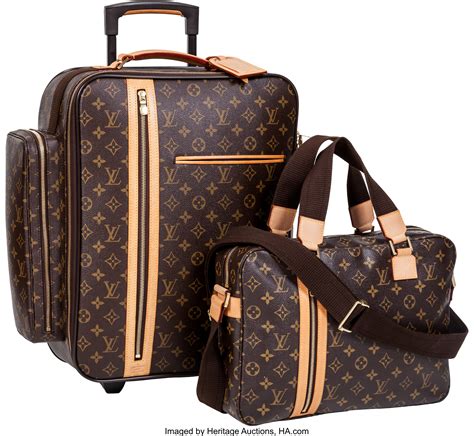 louis vuitton luggage used